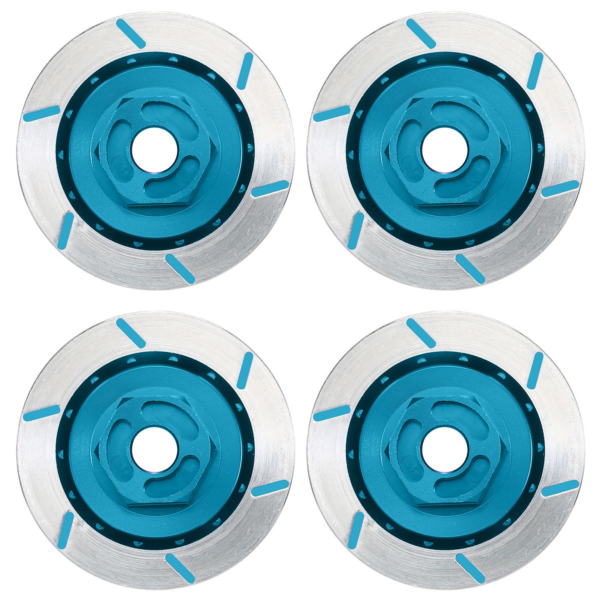 4PCS Simulation Aluminium Alloy Brake Plate Brake Discs 12mm