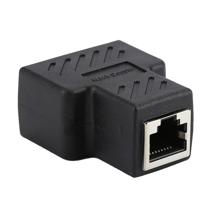 RJ45 Ethernet LAN Network Y-Splitter Adapter 3Ports Coupler Split 1 To