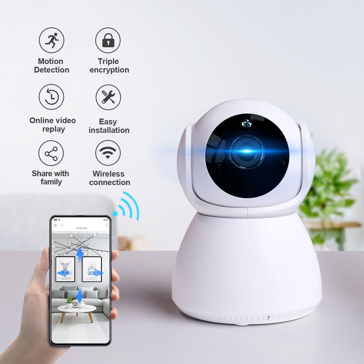 V380 1080P Smart Wifi CCTV Wireless IP Camera