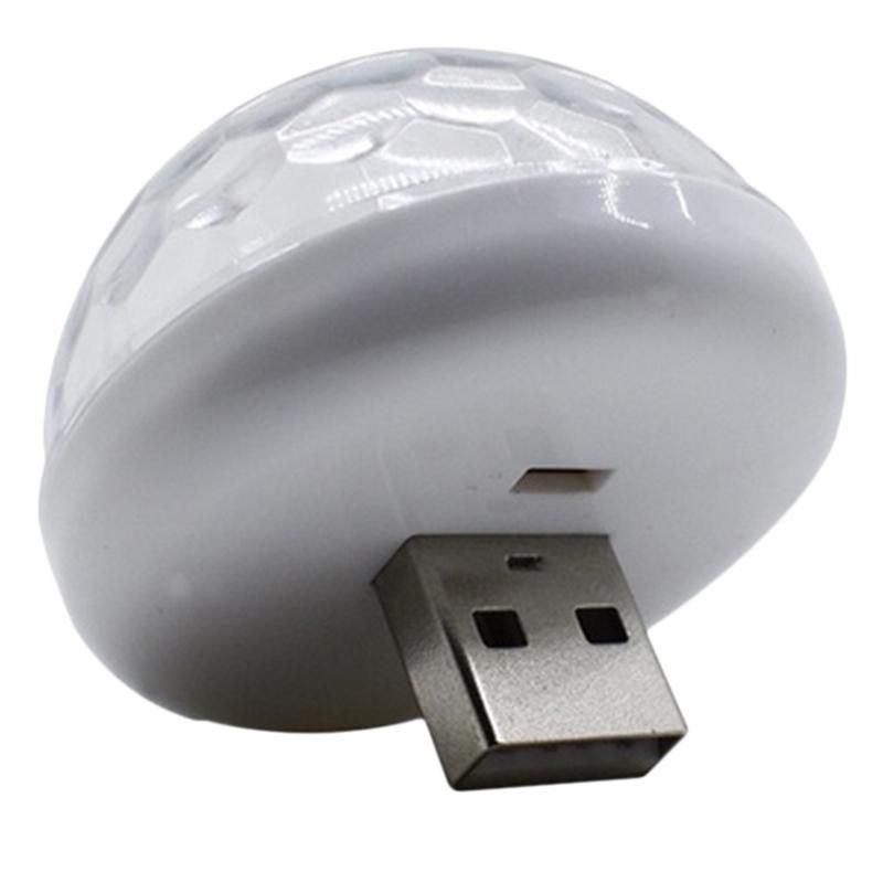 Multi-Color USB LED Car Interior Lighting Lamp
