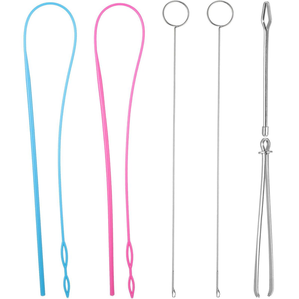 6Pieces Sewing Loop Kit,Loop Turner Hook Flexible Drawstring