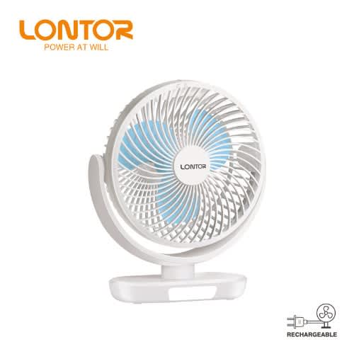 Lontor 6 Inch Rechargeable Outdoor Mini Table Fan Ctl-mf027-6 - 2400mah