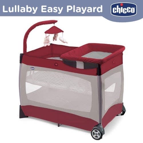 Lullaby Easy Playard - Red Wave