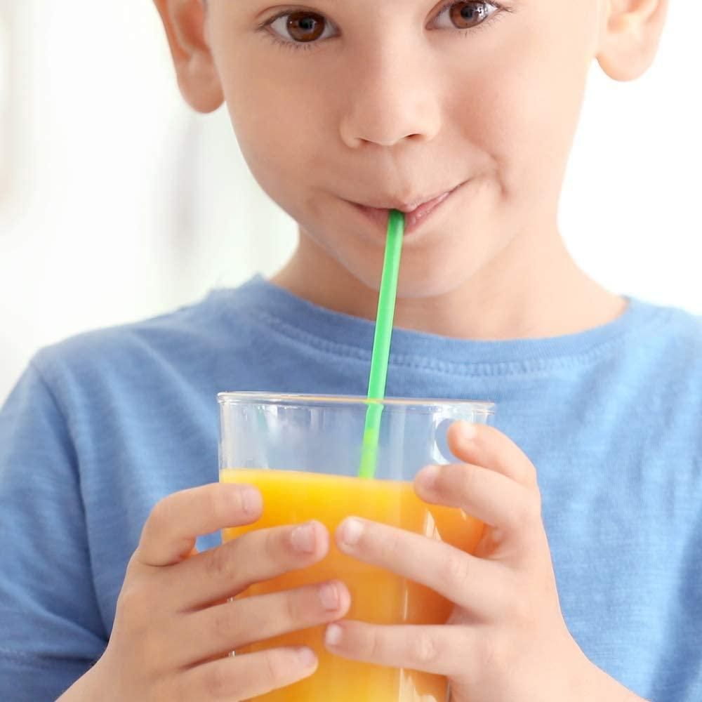 1000Pcs 10.3 Inch Disposable Drinking Straws Plastic