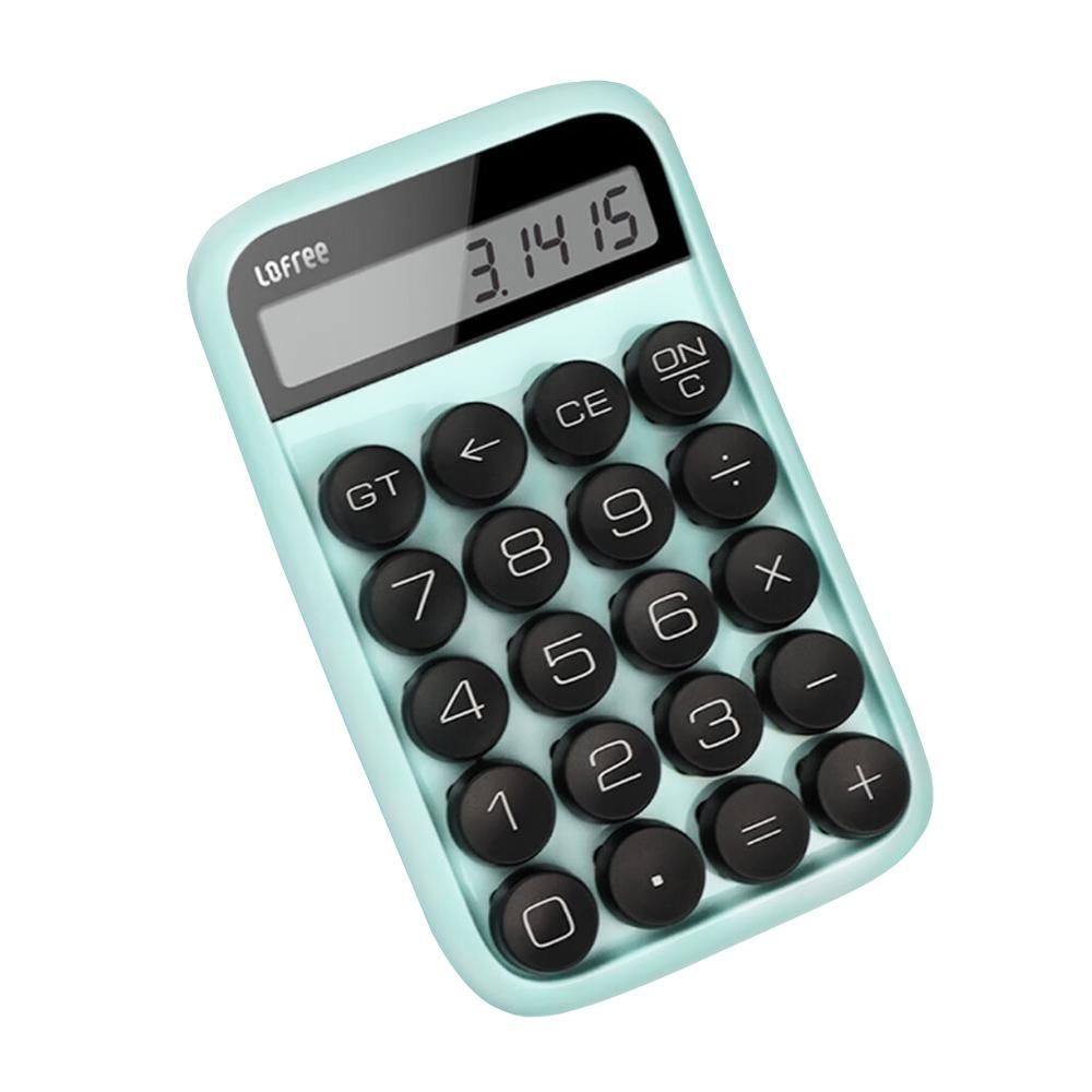 LOFREE Jelly Bean Mechanical Handheld Calculator Multi-function Digital LCD Scientific Calculator AAA Battery Not Included