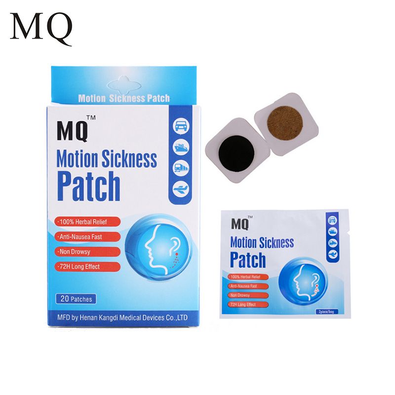 Care Fast Acting Dizziness 100Pcs Motion Herbal Sickness Health Anti Nausea Behind Chinese Ear Patch Travel For Plaster Medical