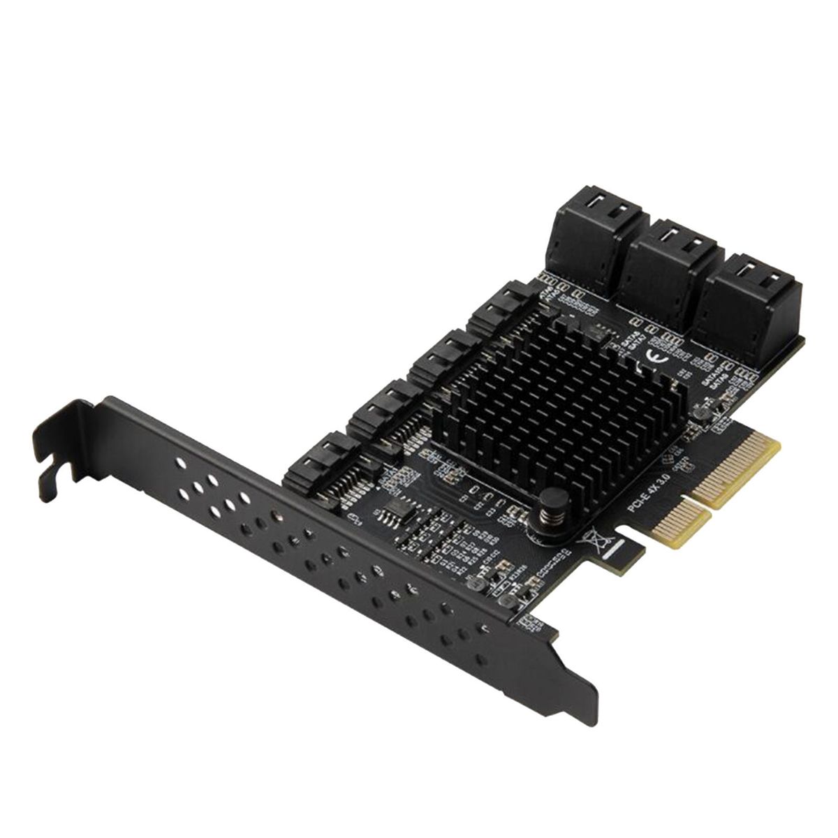 6Gbps  4X To SATA3.0 Expansion Card Converter For Windows Linux