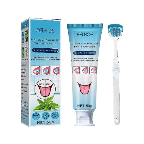 Eelhoe Tongue Cleaning Gel And Scraper -50g