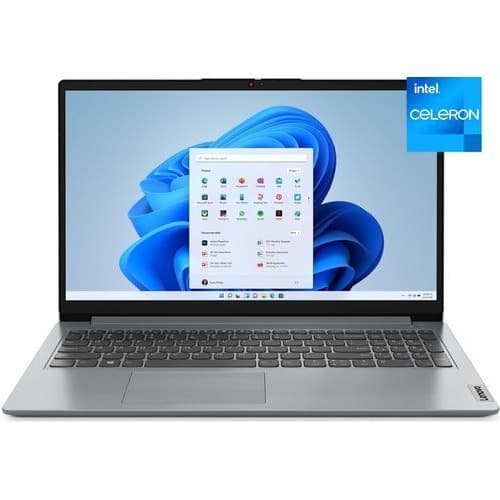 Ideapad - Intel Celeron - 4GB RAM - 512GB SSD - 15.6" - Windows 11 Pro + Bag