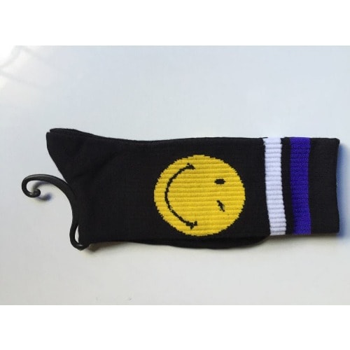 Happiness Inspired Men's Fancy Socks- Black