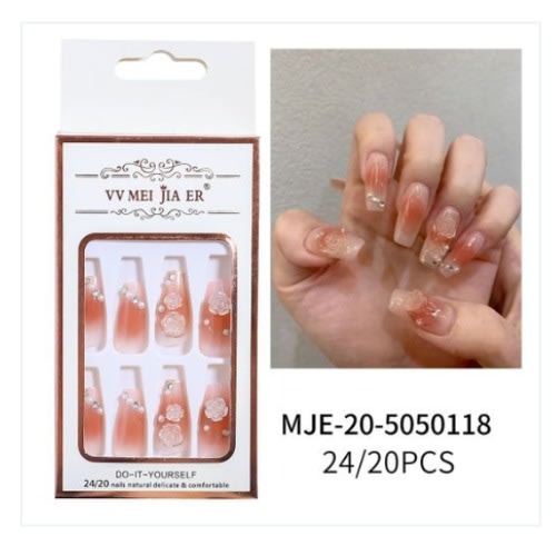 Diy Press On Acrylic Nails - Brown Nails