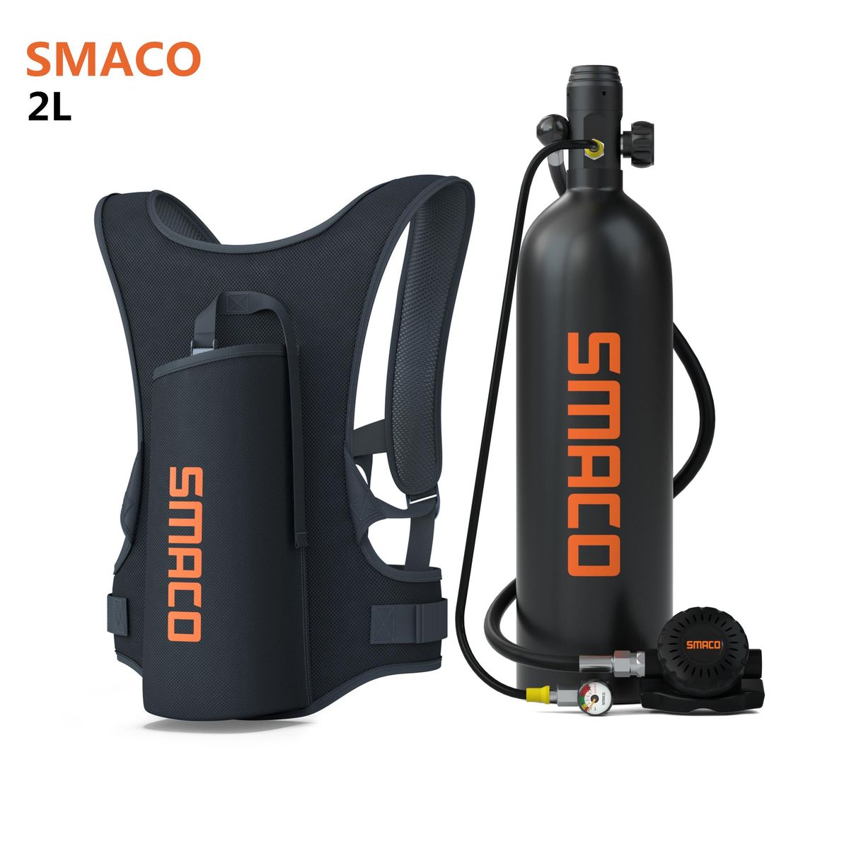 Smaco 2L Mini Scuba Tank Diving Equipment