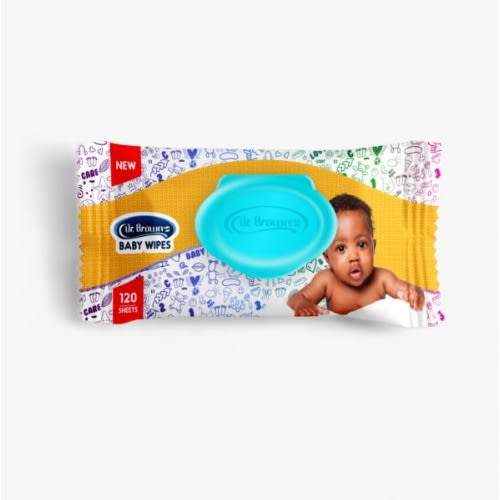 Dr Brown's Baby Wipes - 120 X 3 Packs - 360pcs