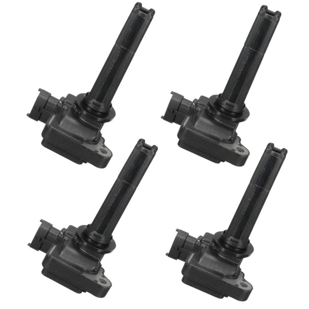 4pcs Black Ignition Coil 4 Pins For Saab 9-3 9-3X 2.0L H6T60271,UF526,12787707