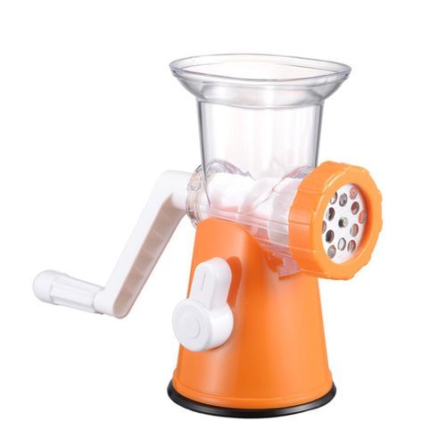Powerful Meat Grinder Multifunctional Manual Food-Orange