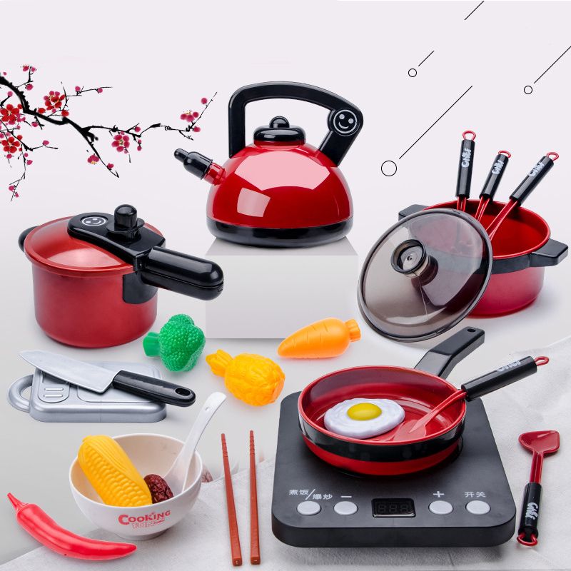 Toys Girl Kitchen Kids Baby Cooking Cutting Fruit Set For
