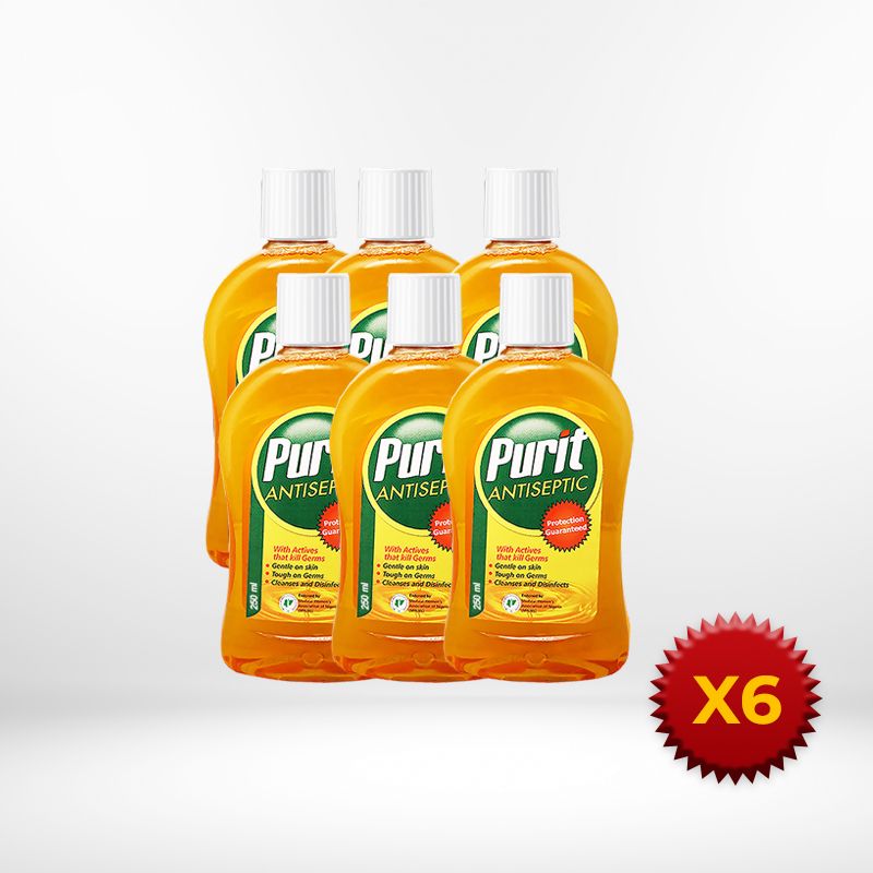 Liquid Antiseptic - 250 Ml - (pack Of 6)