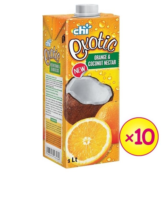 EXOTIC - ORANGE COCONUT NECTAR (1LTR X 10 PCS)