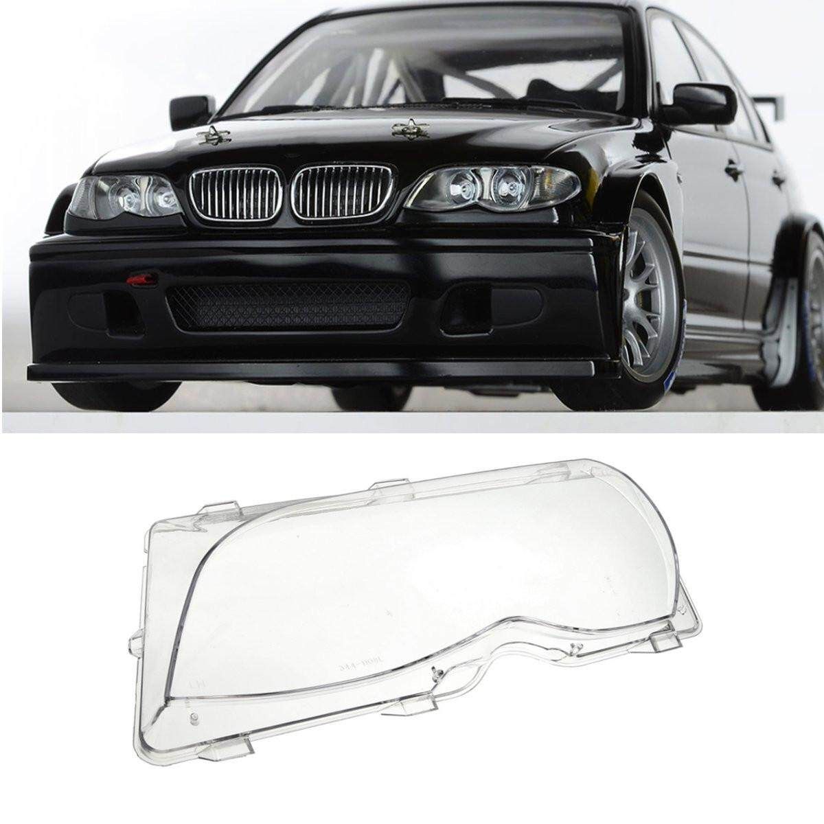 Driver Side Left Headlight Clear Lens Plastic Cover For BMW E46 4 DR 01-05
