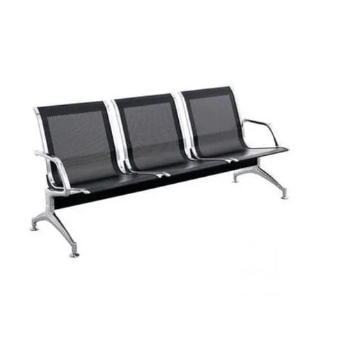 3 Seater - Airport - Office Waiting Chairs - Black