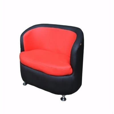 JOHN C - Double Leisure Sofa - Orange & Black