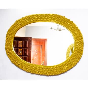 Oval-shaped Whelks Mirror - 36" &times; 48"