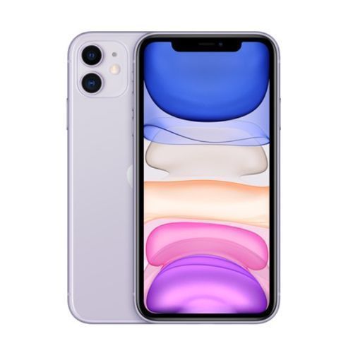 IPhone 11 6.1-Inch Liquid Retina LCD (4GB RAM, 128GB ROM) IOS 13, (12MP+12MP)+12MP 4G LTE Smartphone - Purple