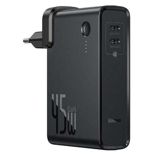 Power Station(gan)2-in-1 Quick Charge Power Bank & Charger C+u 10000mah 45w Cn Standard