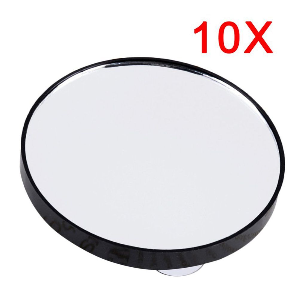 Mini Round Makeup Mirror 5X 10X 15X Magnifying Mirror With Two Suction Cups