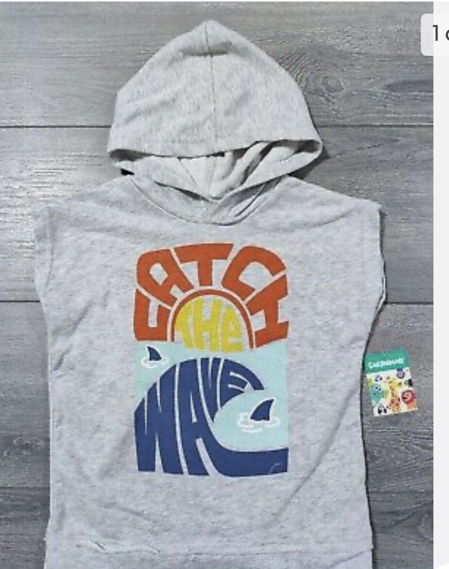 Catch The Waves Sleeveless Hooodie