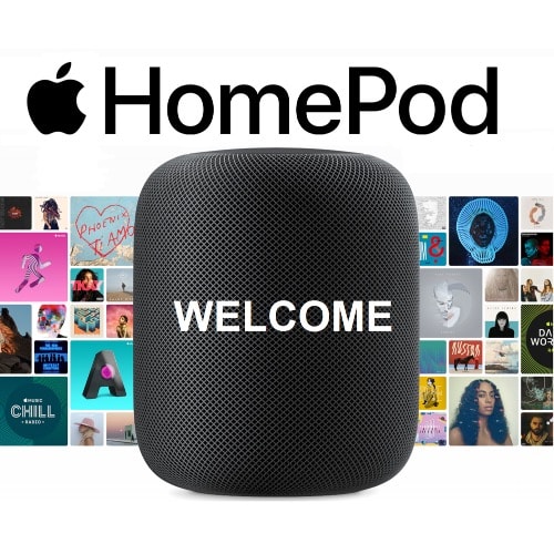 Certified Homepod Wireless Smart Speaker With Siri - Black