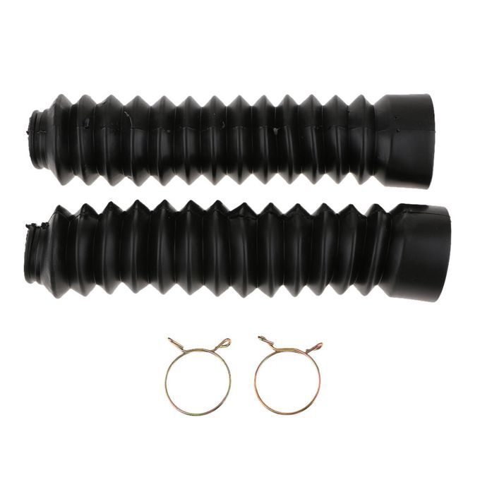 Front Suspension Fork Cover Shock Absorber Dust Cover Black
