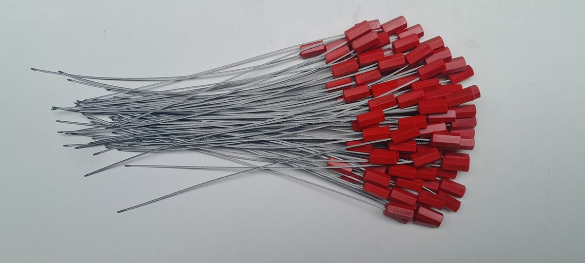 100 PIECES METAL CABLE SECURITY SEAL