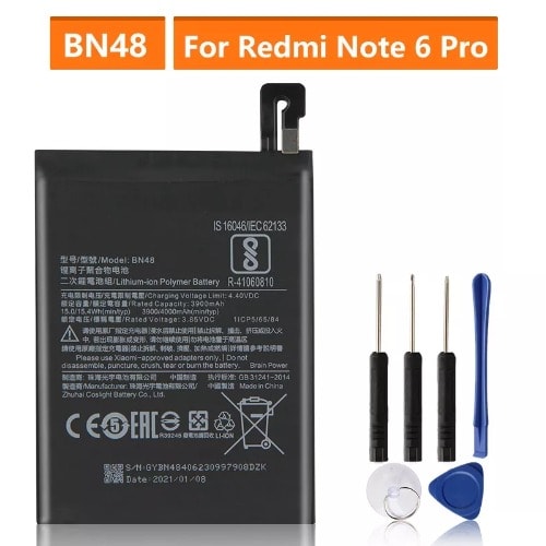 Battery For Xiaomi Redmi Note 6 Pro -Bn48