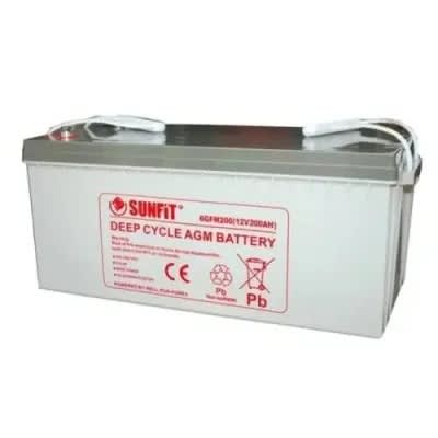 Sunfit Inverter Solar Battery - 220ah 12v