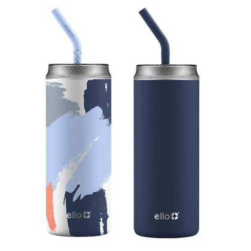 Ello Fizz Vacuum Insulated Stainless Steel Tumbler - 2-pack - 20oz