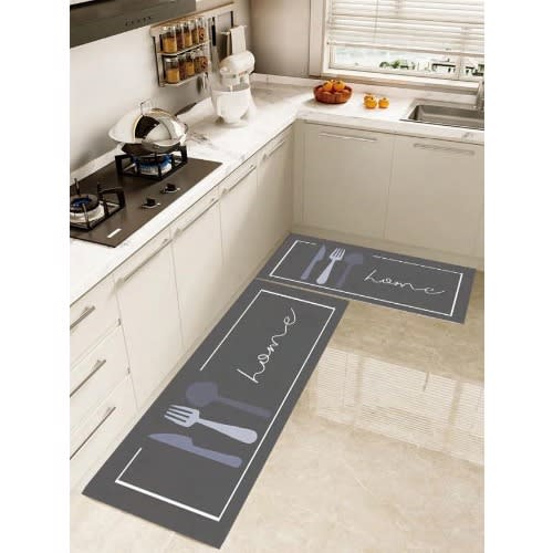 Kitchen Runner Floor Mat - 2pcs