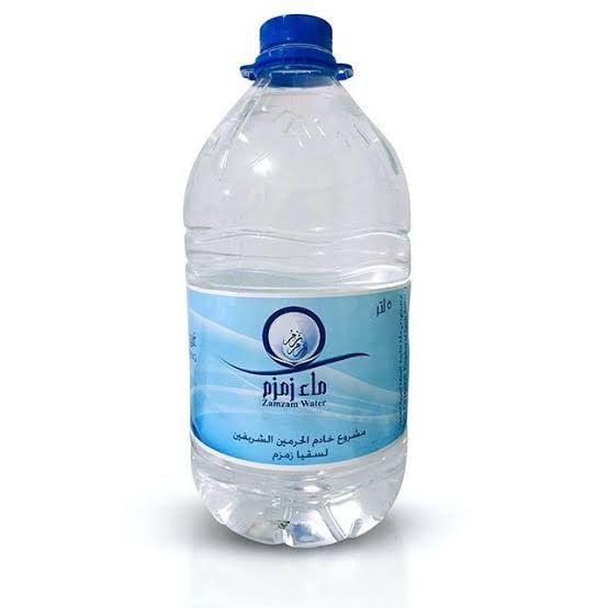 THE NATURAL, PURE ZAM ZAM WATER (5LITRES) SaudiArabia.