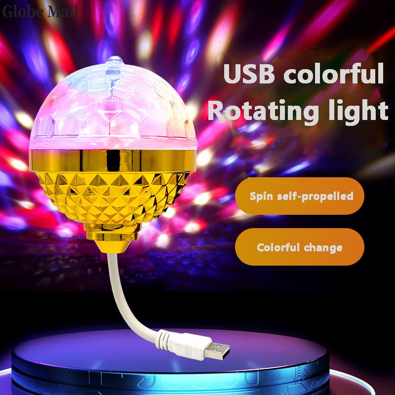 USB 360&deg; Rotating Decorative Bedroom Light Atmosphere Light