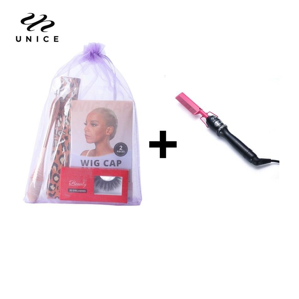 Unice Gift Bag Electric Hot Comb Eyelashes Wig Cap