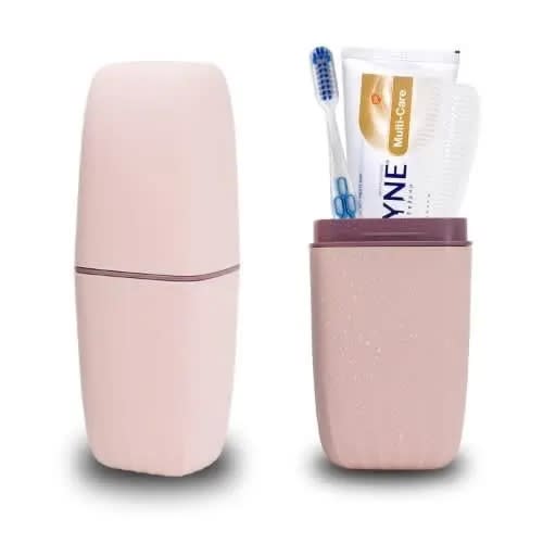 Toothpaste And Brush Travel Case Holder