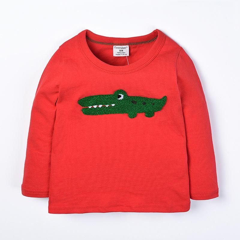 Autumn and Winter new cheap long sleeve children's clothing children T-Shirt wholesale boy