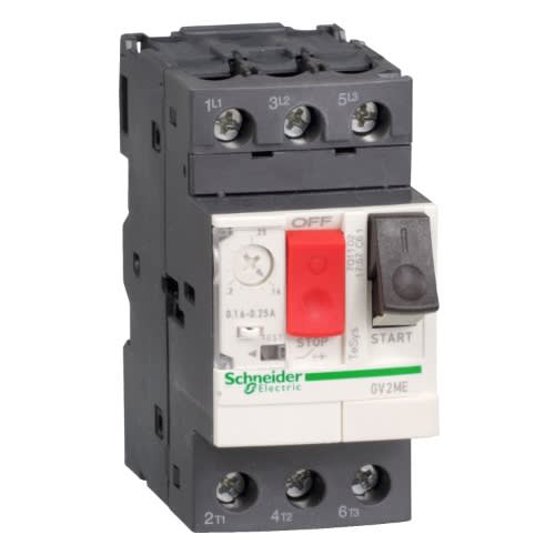 Motor Circuit Breaker - 3 - 1.6-2.5 A - Thermal Magnetic- Screw Clamp Terminals|| GV2ME07