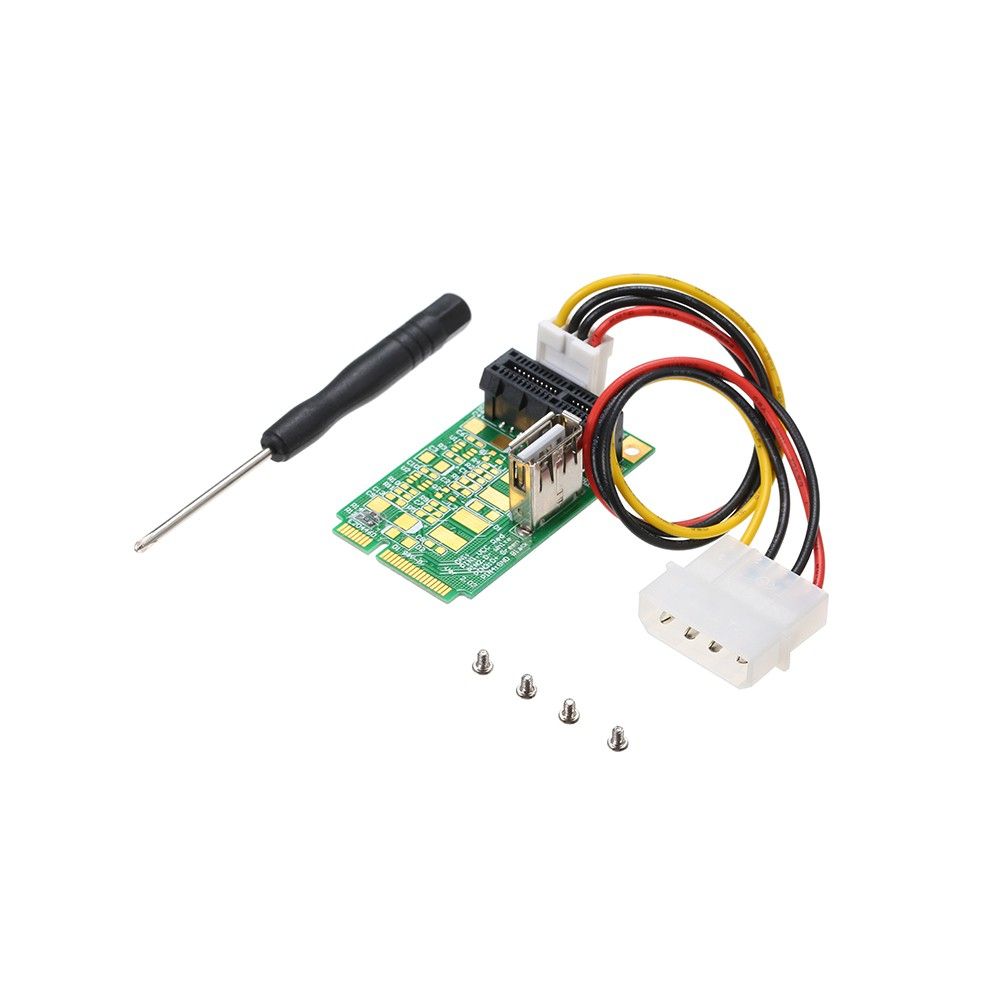 Mini PCIe To PCI Express 4x 8x 16x Slot Riser Card Adapter