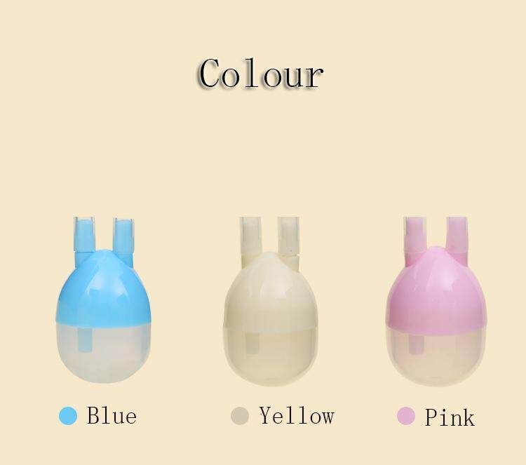 New Born Baby Safety Nose Cleaner Vacuum Suction Nasal Bodyguard Flu Protection Accessories Yellow