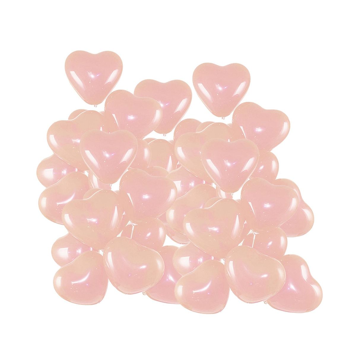 50Pcs Birthday Balloons Romantic Heart Round Latex Balloons Toys Green