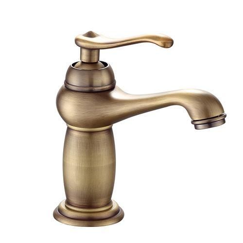 Faucet Antique Brass Mixer Solid Copper Luxury Europe Style