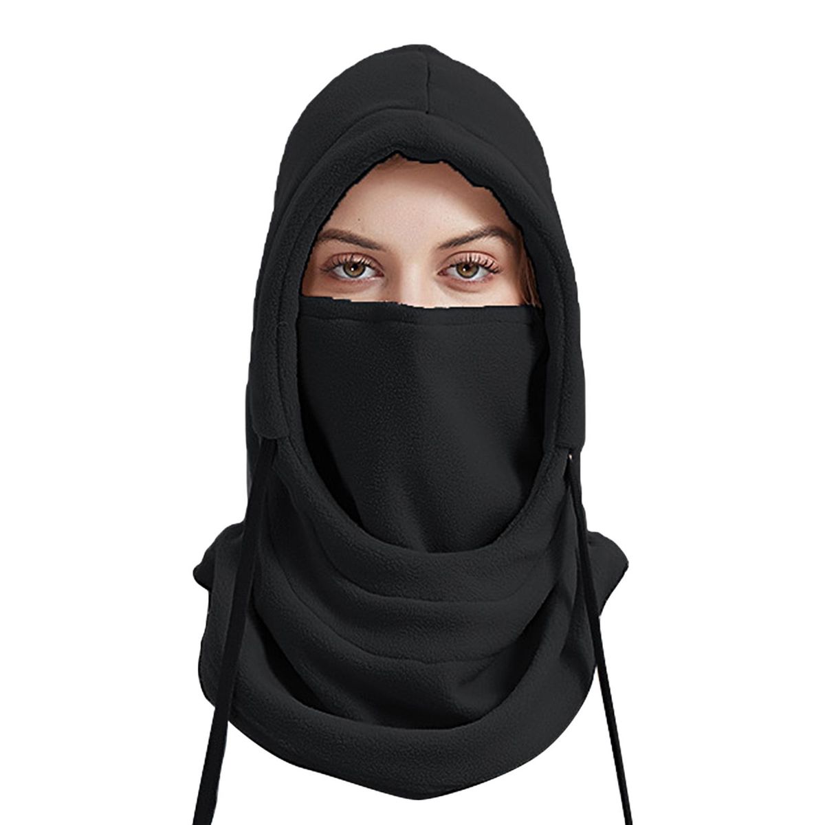 Winter Cycling Hat Protect Ears Winter Cycling Hat Black