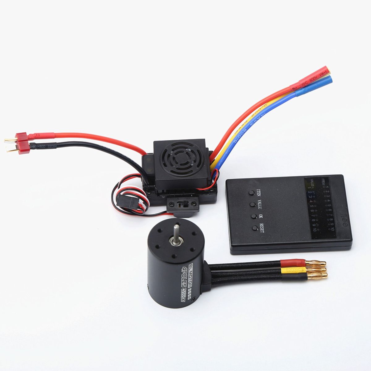 3650 4500KV Brushless Motor With 60A ESC   Programmer Card