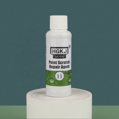 Hgkj 11 Auto Paint Scratch Repair Agent With Sponge Cloth Towel - 50ml